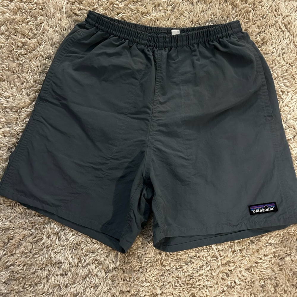 Patagonia Men/Women Dark Gray-Blue Athletic Shorts
